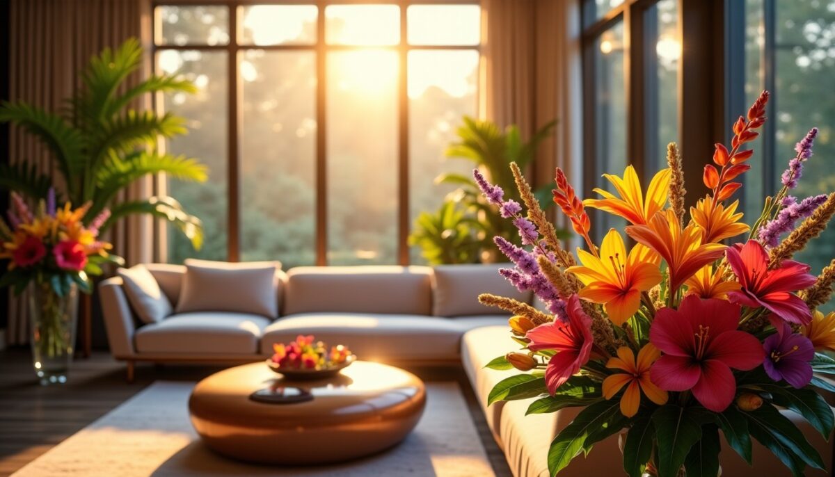 Embellissez votre intérieur grâce aux fleurs exotiques les plus éblouissantes
