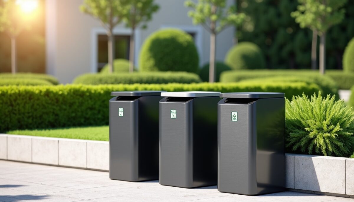 Conteneurs à déchets : créer un espace extérieur fonctionnel et impeccable